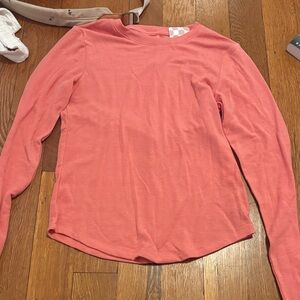 Coral Long Sleeve Women's Top